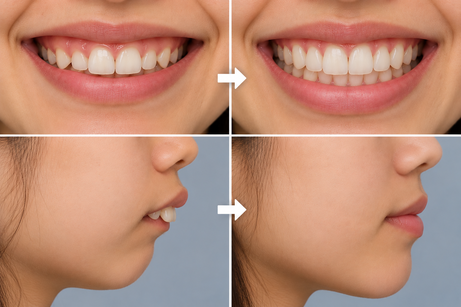Dental illustration for understanding bite alignment